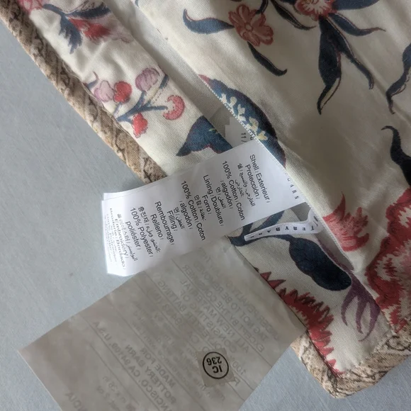 Pottery Barn Elise Quilted Square Euro Sham - Picture 14 of 16